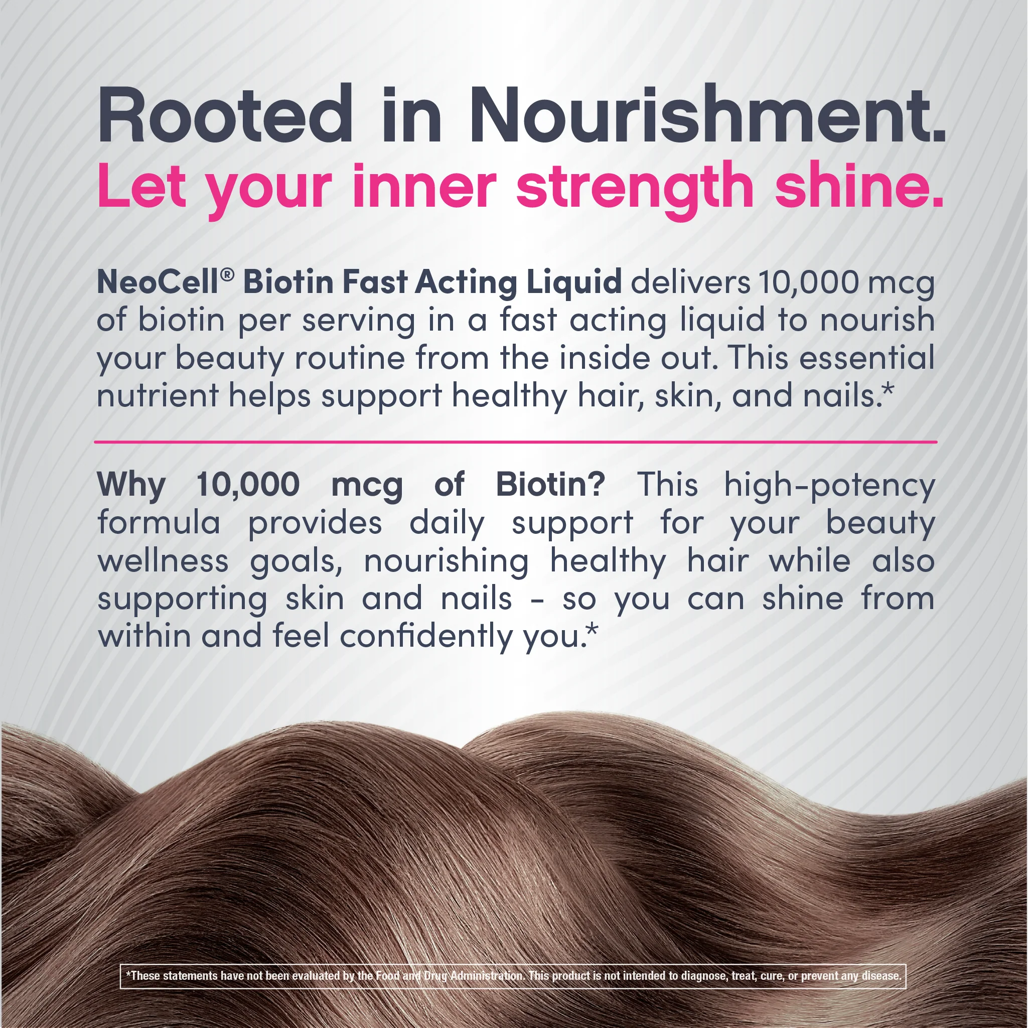 Biotin 10,000 MCG Fast Acting Liquid Berry Flavor, 2 fl oz (59 mL) Liquid - Image 4