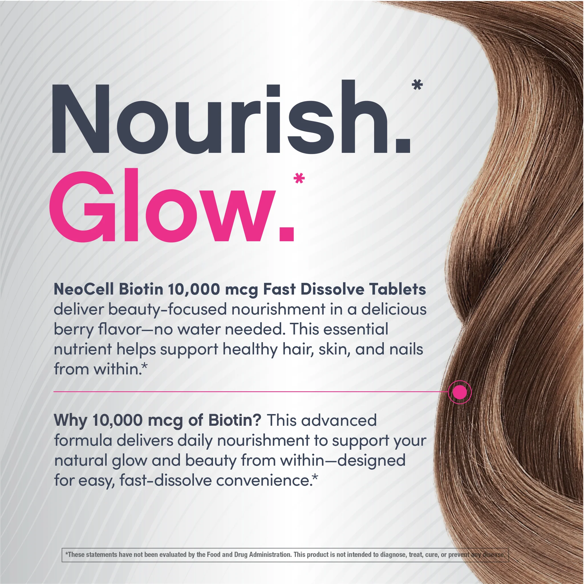 Biotin 10,000 MCG Fast Dissolve, 180 Fast Dissolve Tablets - Image 6