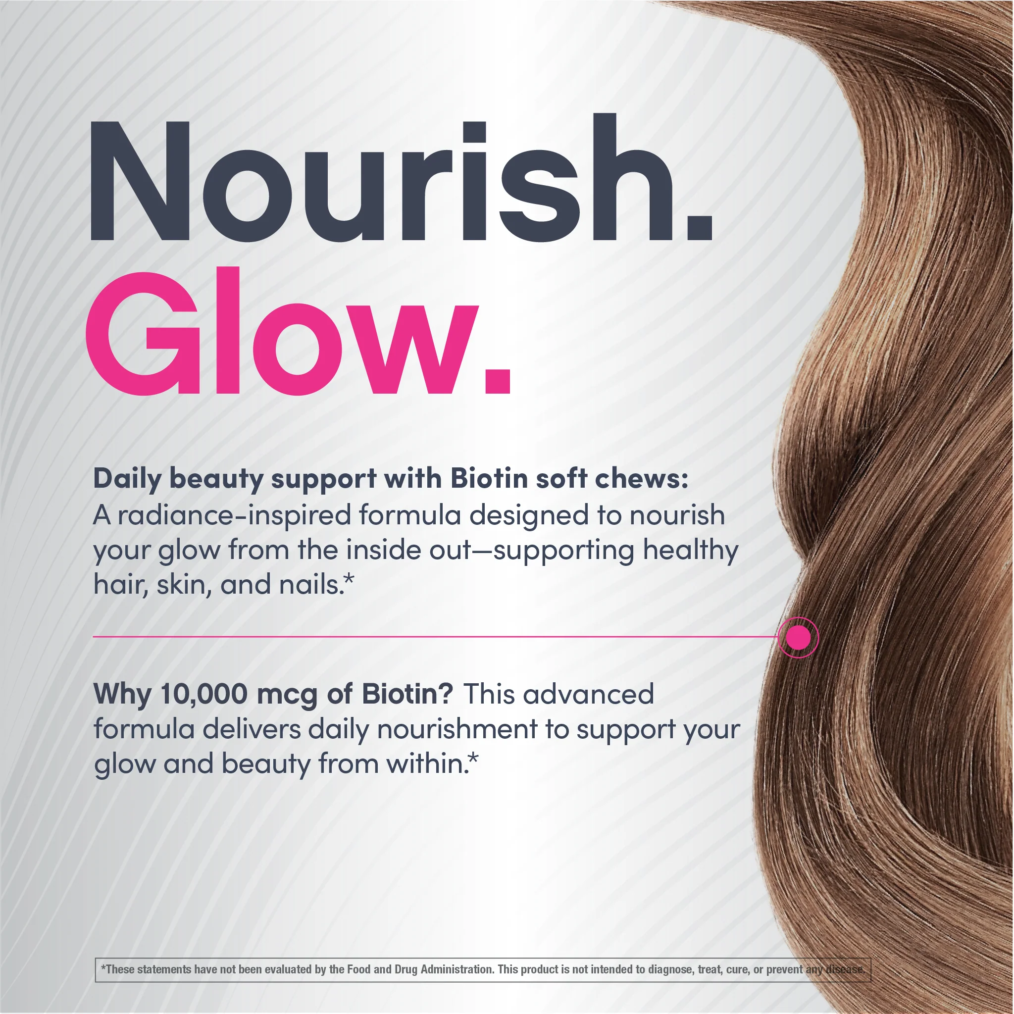 Biotin Beauty Acai Berry Flavor, 30 Tasty Soft Chews - Image 5