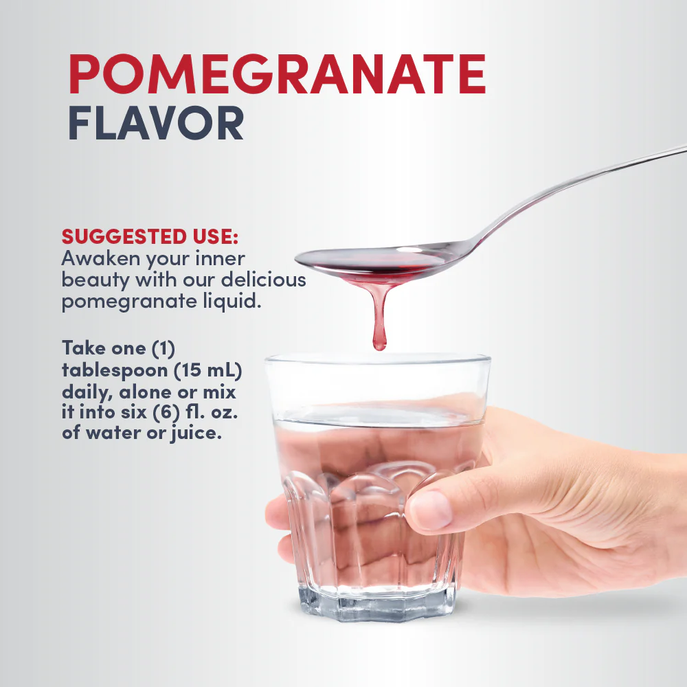 Collagen Liquid Pomegranate Flavor, 16 fl oz (473 mL) Liquid - Image 4