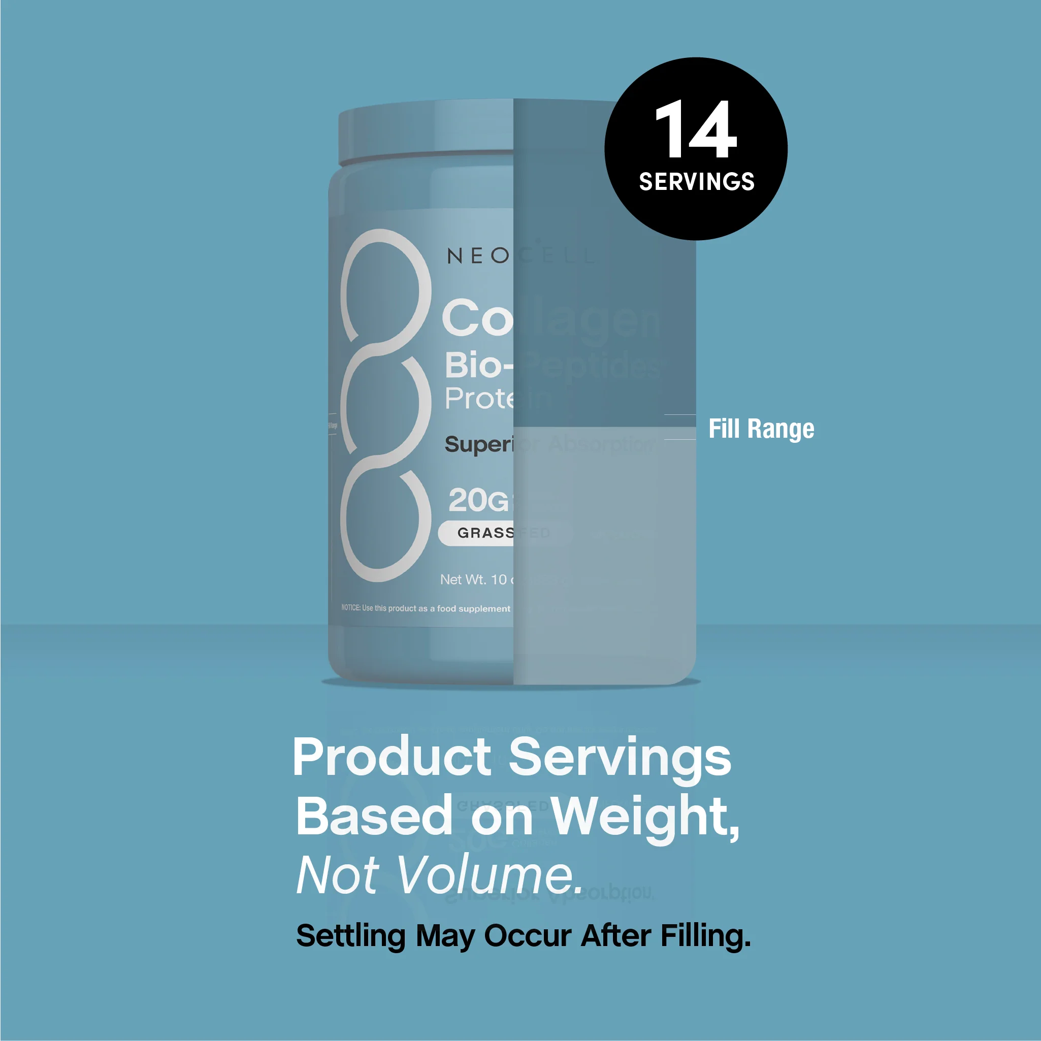 Grassfed Collagen Bio-Peptides, 10 oz (283 g) Powder - Image 8