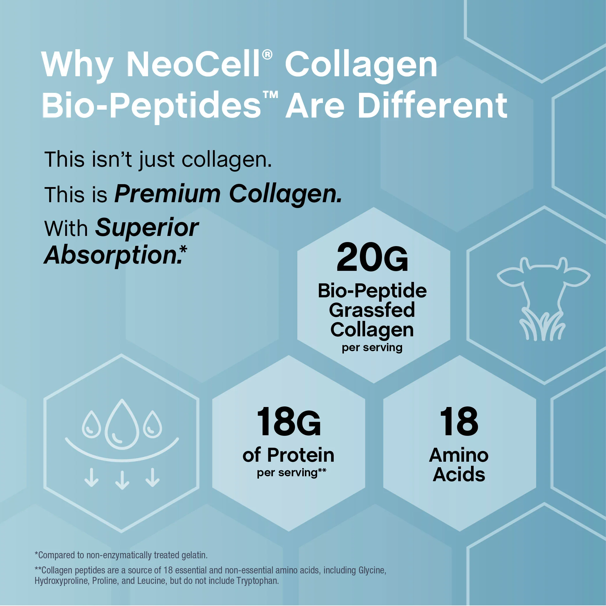 Grassfed Collagen Bio-Peptides, 20 oz (567 g) Powder - Image 4