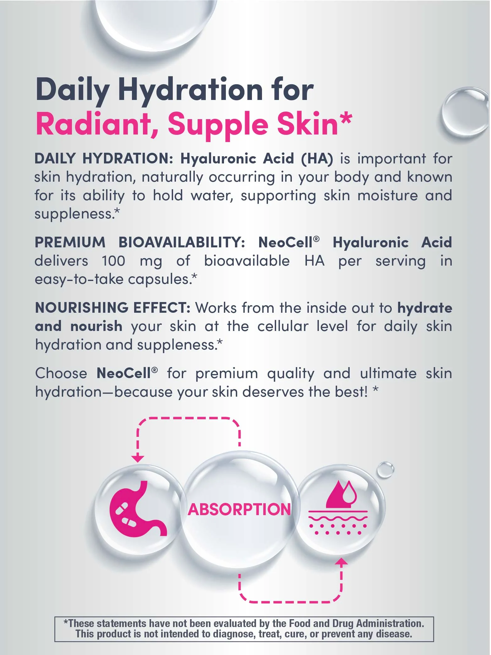 Hyaluronic Acid 100 mg, 60 Vegan Capsules - Image 5