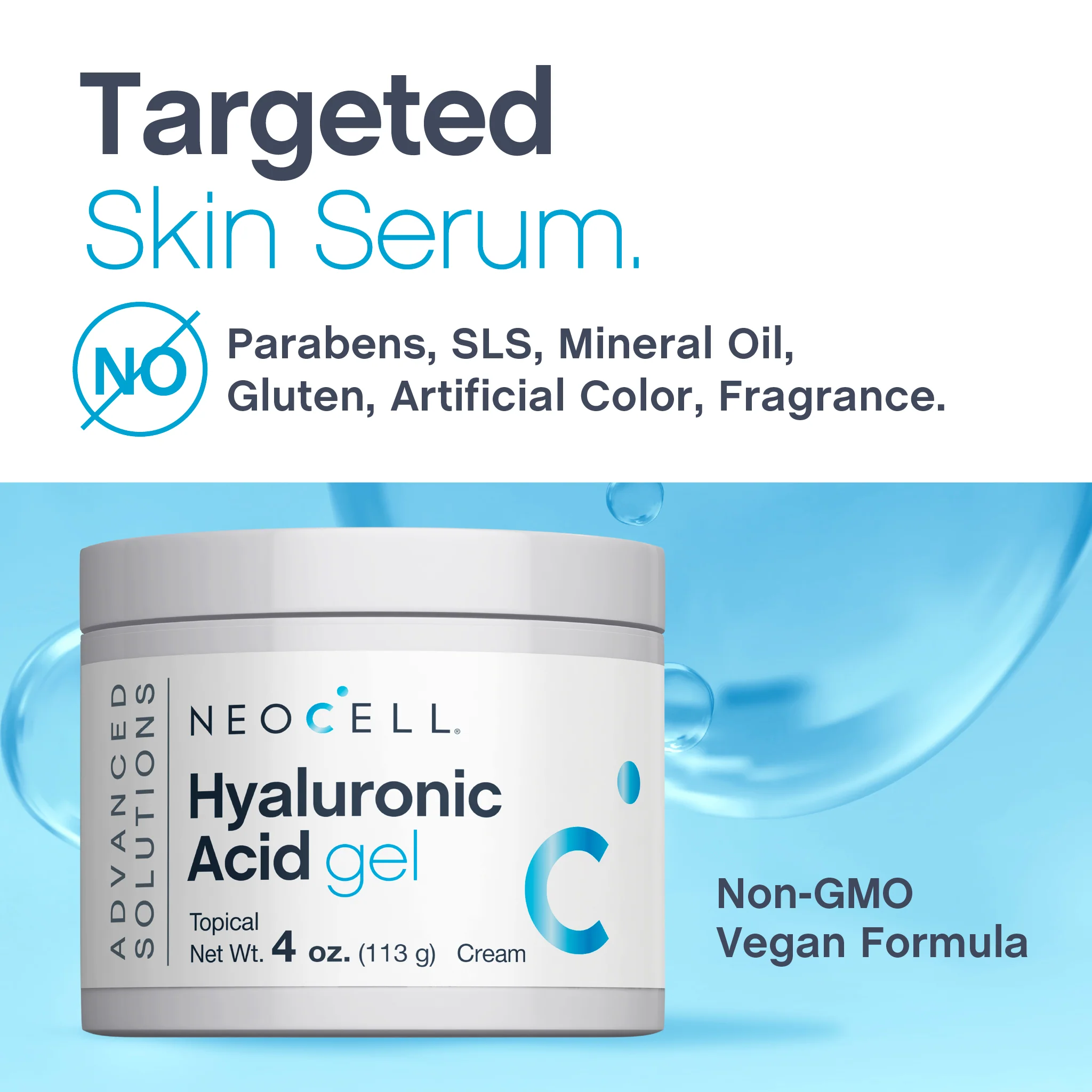 Hyaluronic Acid Gel Cream, 4 oz (113 g) Jar - Image 5