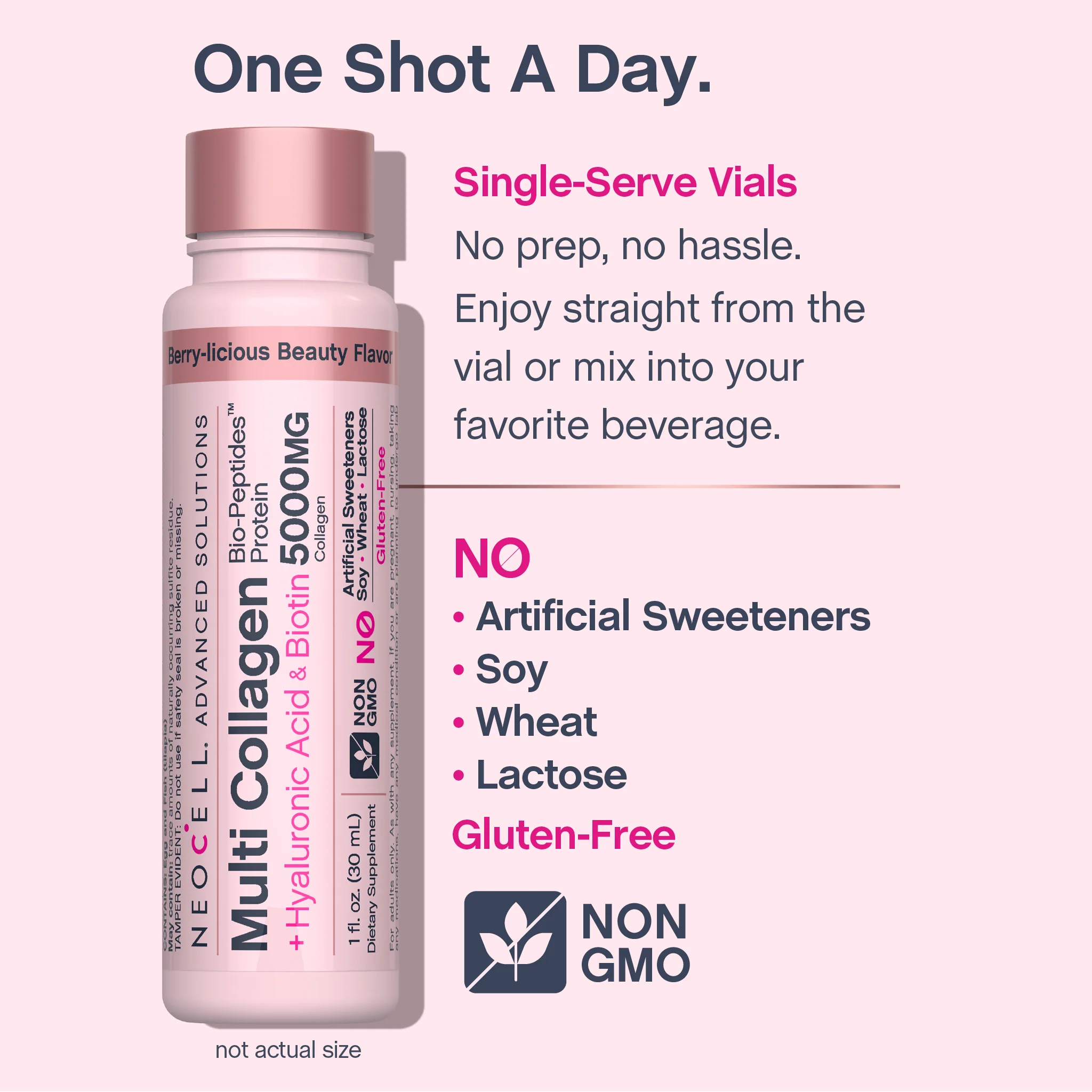 Multi Collagen Bio-Peptides Protein, 6 Vials Liquid - Image 6