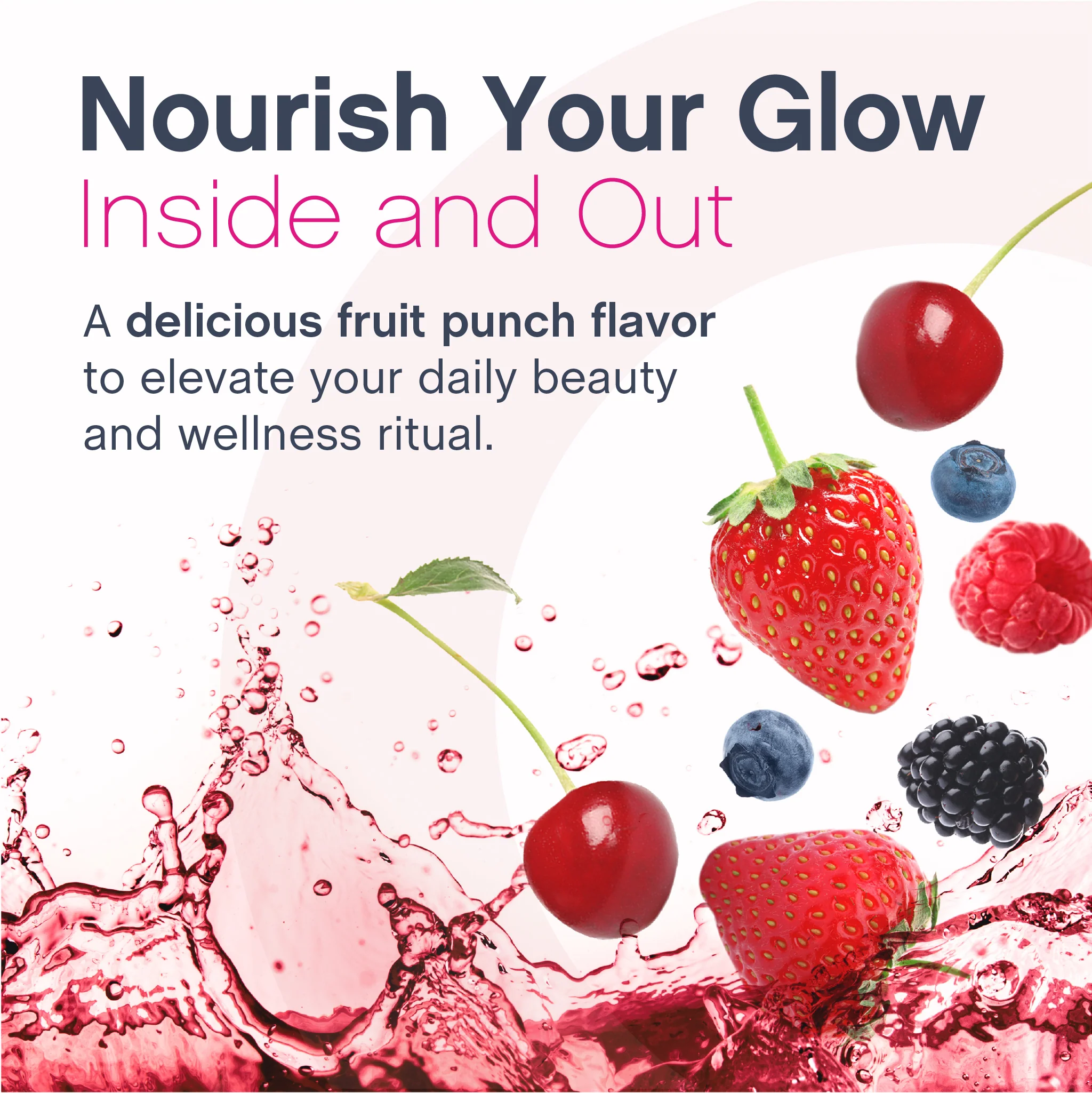 Multi Collagen + Biotin Liquid Advanced Delicious Fruit Punch Flavor, 16 oz Liquid - Image 6