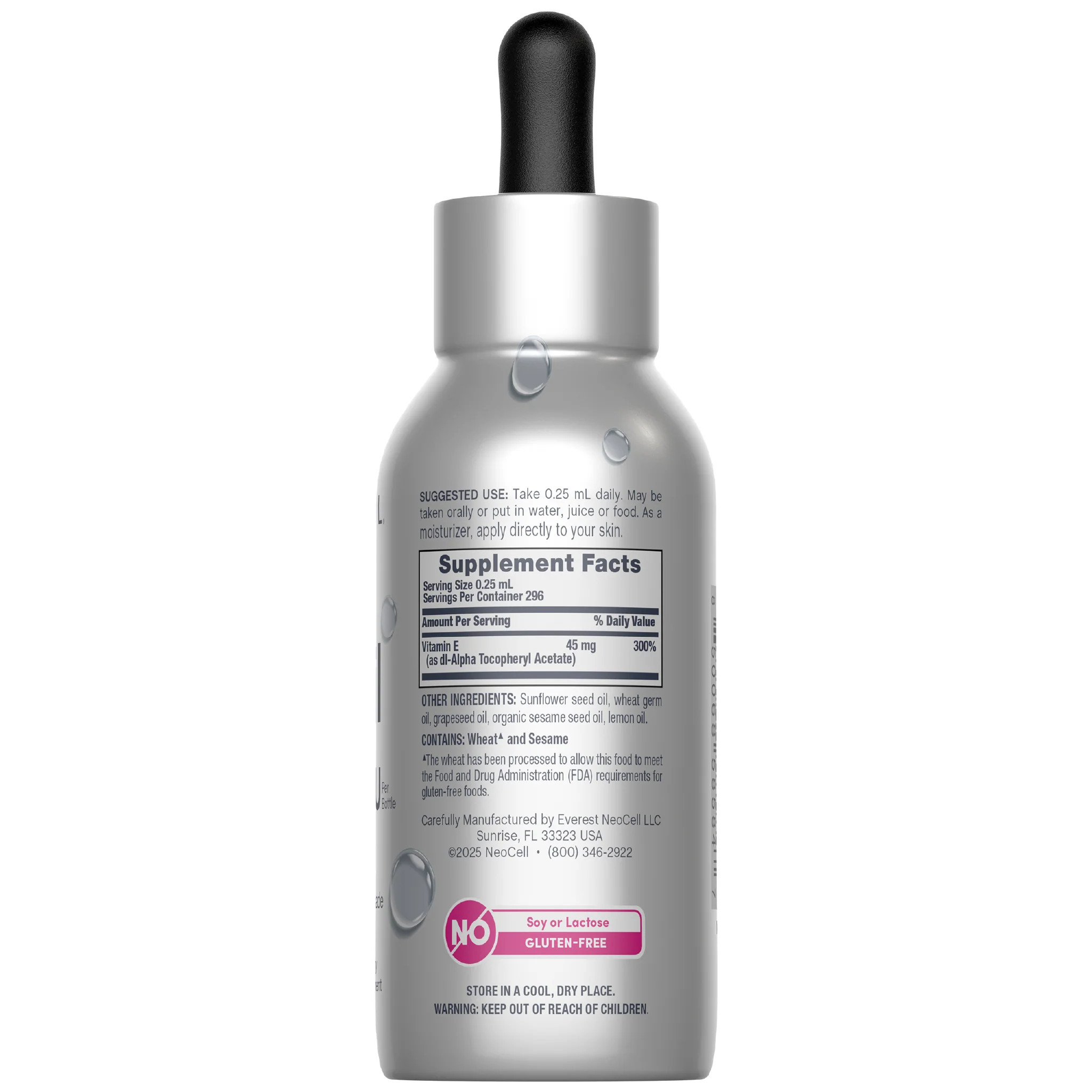 Vitamin E Oil Fast Acting, 30,000 IU, 2.5 fl oz (74 mL) Liquid - Image 8